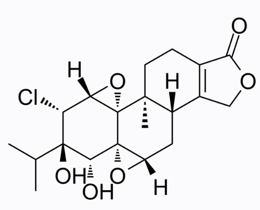 二甲基亚砜中雷公藤氯内酯醇溶液，1000μg/mL Tripchlorolide Solution in DMSO, 1000μg/mL