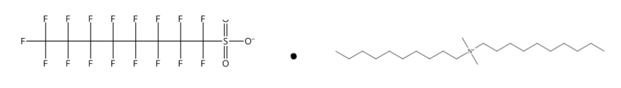 乙腈中N-癸基-N,N-二甲基-1-癸烷铵全氟辛基磺酸盐溶液，100μg/mL N-Decyl-N,N-dimethyl-1-decanaminium perfluorooctanesulfonate Solution in Acetonitrile, 100μg/mL
