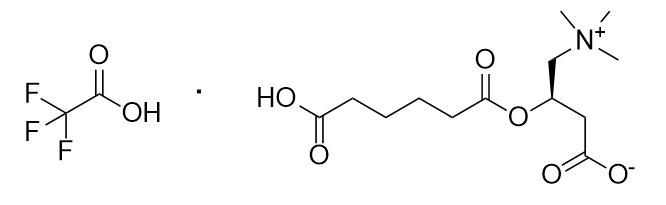 乙腈/水中己二酰基-L-肉碱三氟乙酸盐溶液，1000μg/mL Adipoyl-L-carnitine TFA salt Solution in Acetonitrile/Water, 1000μg/mL