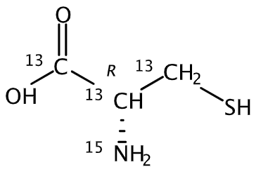 L-半胱氨酸-13C3,15N L-Cysteine-13C3,15N
