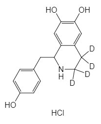 甲醇中去甲乌药碱盐酸盐-D4溶液，10μg/mL Higenamine-d4 hydrochloride Solution in Methanol, 10μg/mL