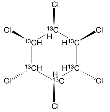 甲苯中δ-六六六-13C6溶液，10μg/mL δ-HCH-13C6 Solution in Toluene, 10μg/mL