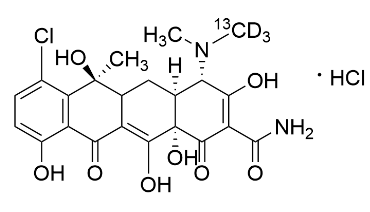 金霉素-13C,D3盐酸盐 Chlortetracycline-13C,d3 hydrochloride