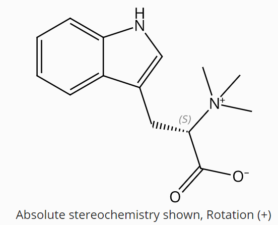甲醇中L-下箴刺桐碱溶液，1000μg/mL L-Hypaphorine Solution in Methanol, 1000μg/mL