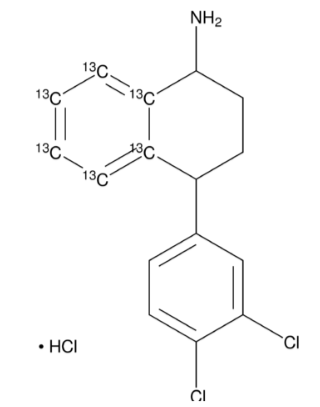 甲醇中N-去甲舍曲林-13C6盐酸盐溶液，100μg/mL N-Desmethylsertraline-13C6 hydrochloride Solution in Methanol, 100μg/mL