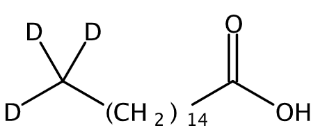十六烷酸(C16:0)-D3 Hexadecanoic acid-d3