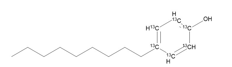甲醇中4-n-壬基酚-13C6溶液，100μg/mL 4-n-Nonylphenol-13C6 Solution in Methanol, 100μg/mL