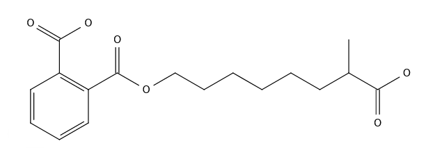 甲基叔丁基醚中邻苯二甲酸单(7-羧基辛基)酯溶液，100μg/mL Mono-(7-carboxyoctyl) phthalate Solution in MTBE, 100μg/mL