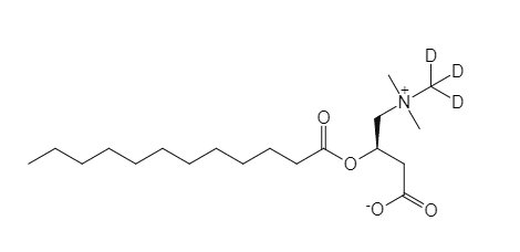 乙腈/水中月桂酰-L-肉碱-D3溶液，1000μg/mL Lauroyl-L-carnitine-d3 Solution in Acetonitrile/Water, 1000μg/mL