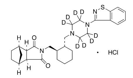 甲醇中鲁拉西酮盐酸盐-D8溶液，1000μg/mL Lurasidone-d8 hydrochloride Solution in Methanol, 1000μg/mL