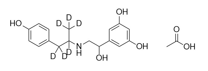 甲醇中非诺特罗-D6乙酸盐溶液，100μg/mL Fenoterol-d6 acetate Solution in Methanol, 100μg/mL