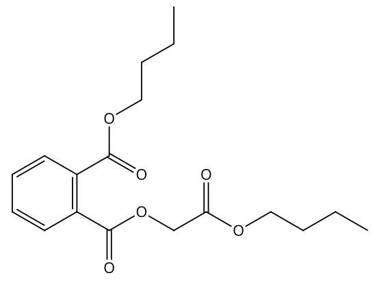 丁基邻苯二甲酰羟乙酸丁酯 Butoxycarbonylmethyl butyl phthalate