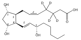 乙酸甲酯中8-异前列腺素F2α-D4溶液，100μg/mL 8-Isoprostaglandin F2α-d4 Solution in Methyl acetate, 100μg/mL