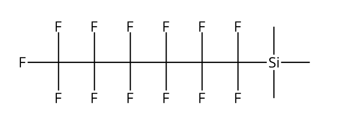 三甲基(十三氟己基)硅烷 Trimethyl(tridecafluorohexyl)silane