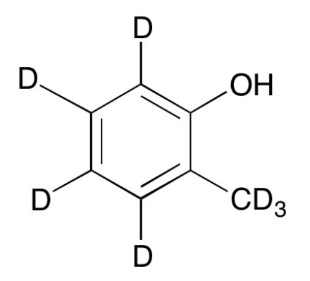 甲醇中邻甲酚-D7溶液，100μg/mL o-Cresol-d7 Solution in Methanol, 100μg/mL