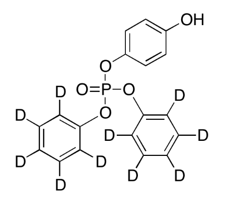 丙酮中4-羟基苯基磷酸二苯酯-D10溶液，100μg/mL 4-hydroxyphenyl diphenyl phosphate-d10 Solution in Acetone, 100μg/mL