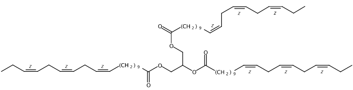 甲苯中二十碳三烯酸甘油三酯(顺-11,14,17)溶液，1000μg/mL cis-11,14,17-Trieicosatrienoin Solution in Toluene, 1000μg/mL
