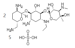 水中二依替米星五硫酸盐溶液，100μg/mL Di-etimicin pentasulfate Solution in Water, 100μg/mL