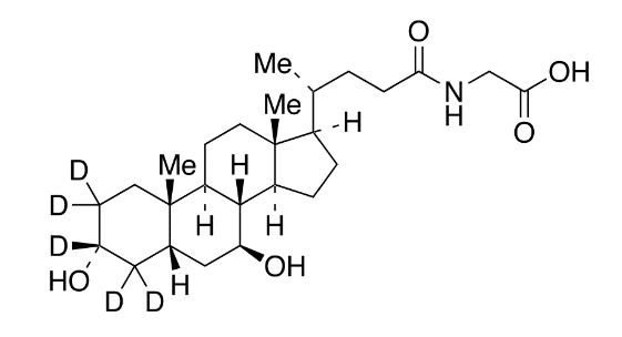 甘氨熊去氧胆酸-D5 Glycoursodeoxycholic acid-d5