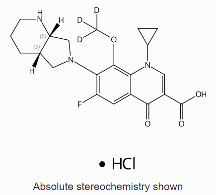 甲醇中莫西沙星-D3盐酸盐溶液，100μg/mL Moxifloxacin-d3 hydrochloride Solution in Methanol, 100μg/mL