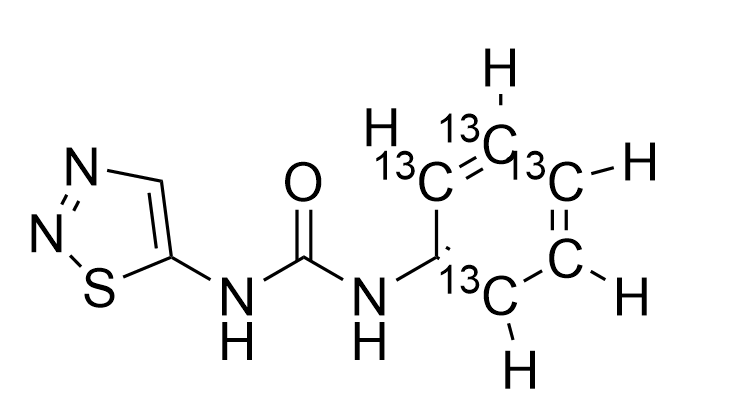 甲醇中噻苯隆-13C6溶液，100μg/mL Thidiazuron-13C6 Solution in Methanol, 100μg/mL