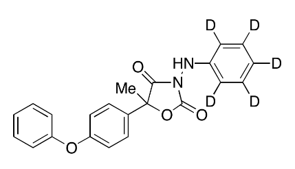 乙腈中噁唑菌酮-D5溶液，100μg/mL Famoxadone-d5 Solution in Acetonitrile, 100μg/mL