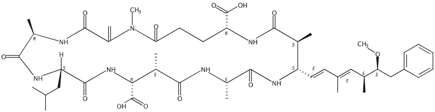 甲醇中微囊藻毒素LA(MC-LA)溶液，2μg/mL Microcystin LA Solution in Methanol, 2μg/mL