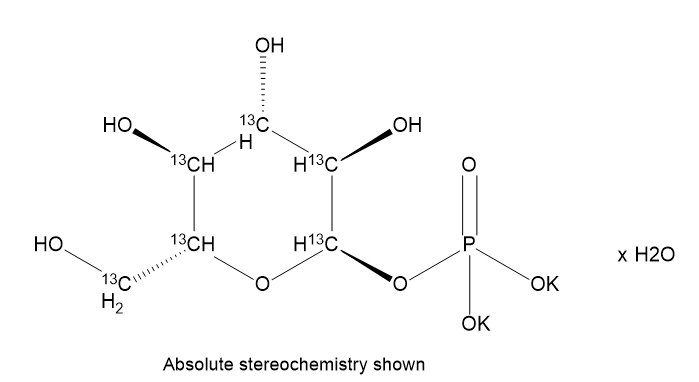 α-D-葡萄糖-1-磷酸-13C6二钾盐水合物 α-D-Glucose 1-phosphate-13C6 dipotassium salt hydrate
