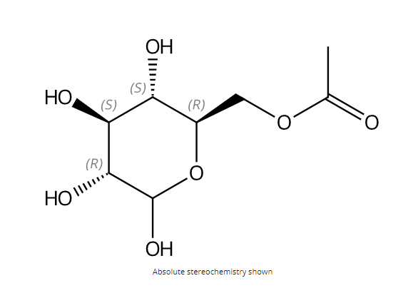 二甲基亚砜中6-O-乙酰-D-吡喃葡萄糖溶液，100μg/mL 6-O-Acetyl-D-glucopyranose Solution in DMSO, 100μg/mL