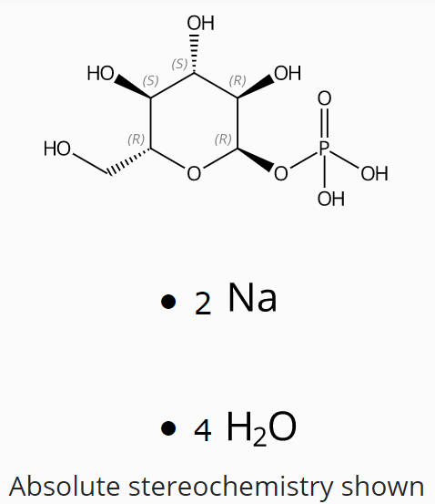 葡萄糖-1-磷酸二钠盐四水合物 Glucose 1-phosphate disodium salt, tetrahydrate