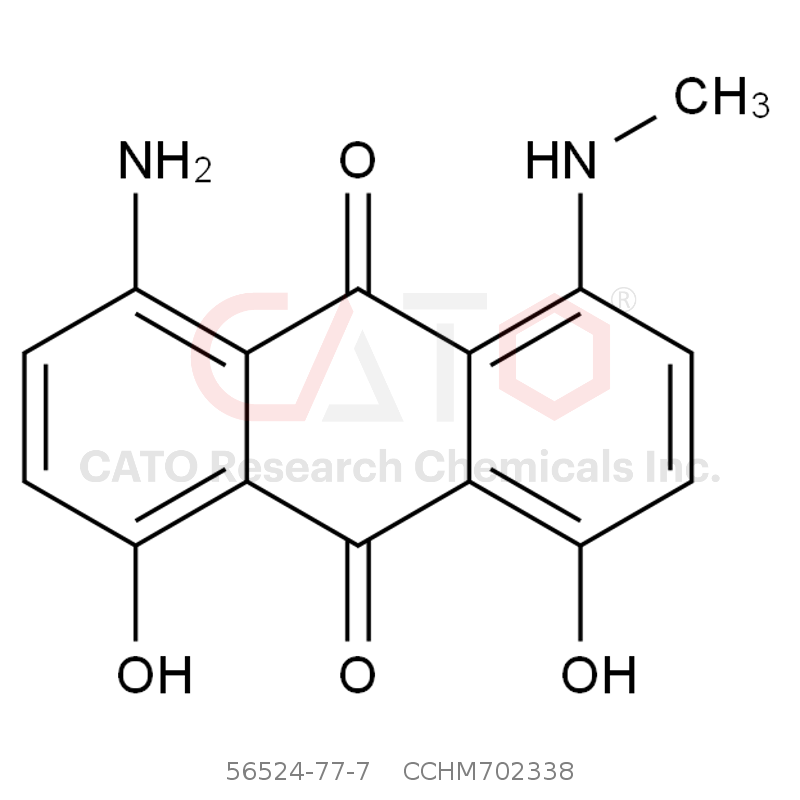 1-氨基-4,5-二羟基-8-（甲基氨基）-9,10-蒽二酮