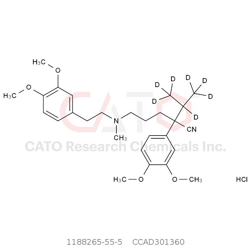 维拉帕米-d7盐酸盐 Verapamil-d7 Hydrochloride