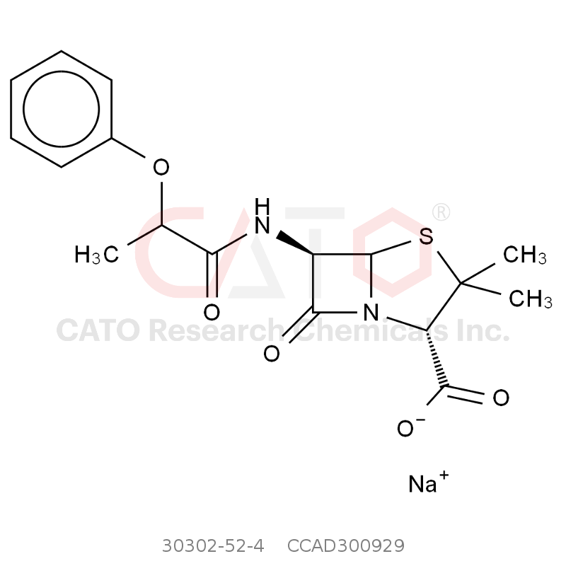 苯氧乙基青霉素钠盐 Phenethicillin Sodium Salt
