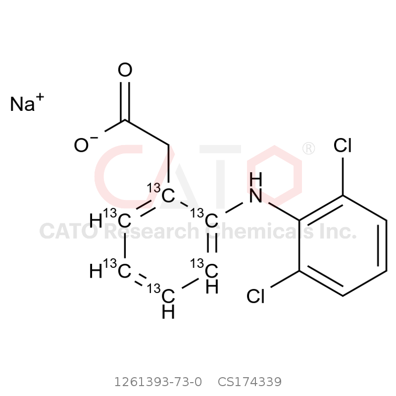 双氯芬酸钠-13C6 13C6-Diclofenac Sodium