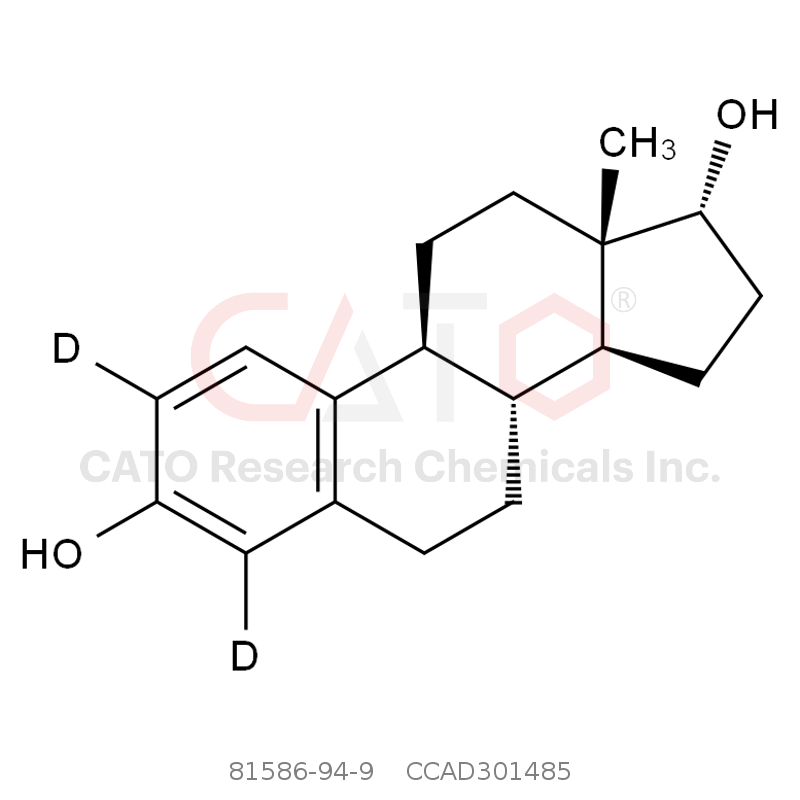 17alpha-雌二醇-d2 17alpha-Estradiol-2,4-d2