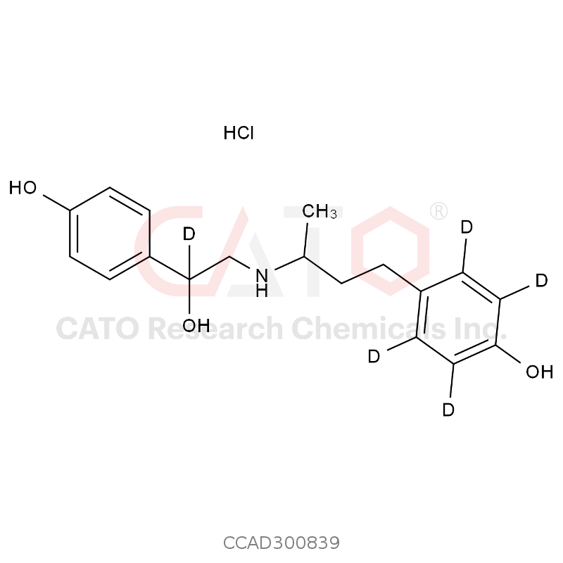 莱克多巴胺盐酸盐-d5 Ractopamine-d5 Hydrochloride