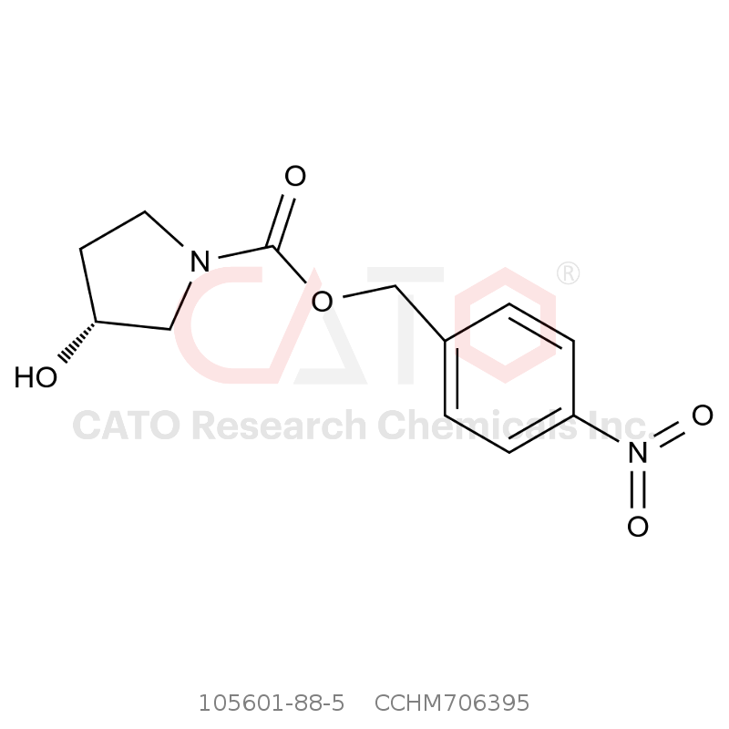(3R)-3-羟基-1-(4-硝基苯甲氧基羧基)吡咯烷胺