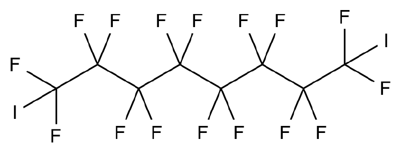 1,8-二碘代全氟辛烷 1,1,2,2,3,3,4,4,5,5,6,6,7,7,8,8-hexadecafluoro-1,8-diiodooctane1,1,2,2,3,3,4,4,5,5,6,6,7,7,8,8-hexadecakis(fluoranyl)-1,8-bis(iodanyl)octane335-70-6A821850