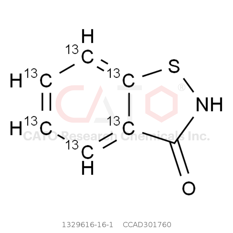 苯并异噻唑-3-酮-13C6 Benzoisothiazol-3-one-13C6