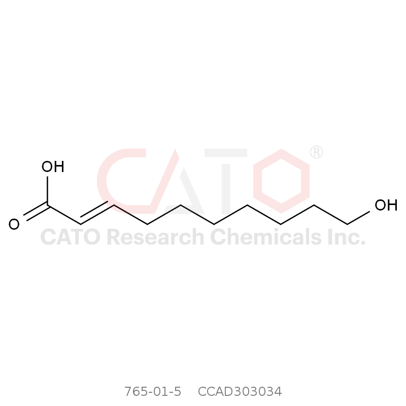 10-羟基-2-癸烯酸 10-Hydroxydec-2-enoic acid