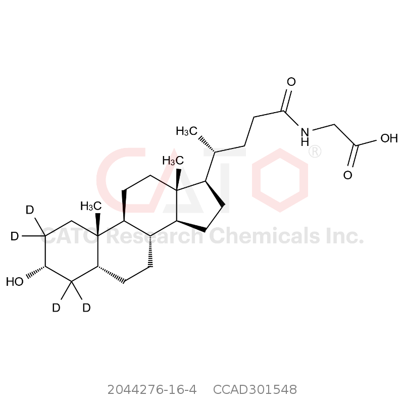 乙醇酸2,2,4,4-D4酸 Glycolithocholic-2,2,4,4-d4 Acid