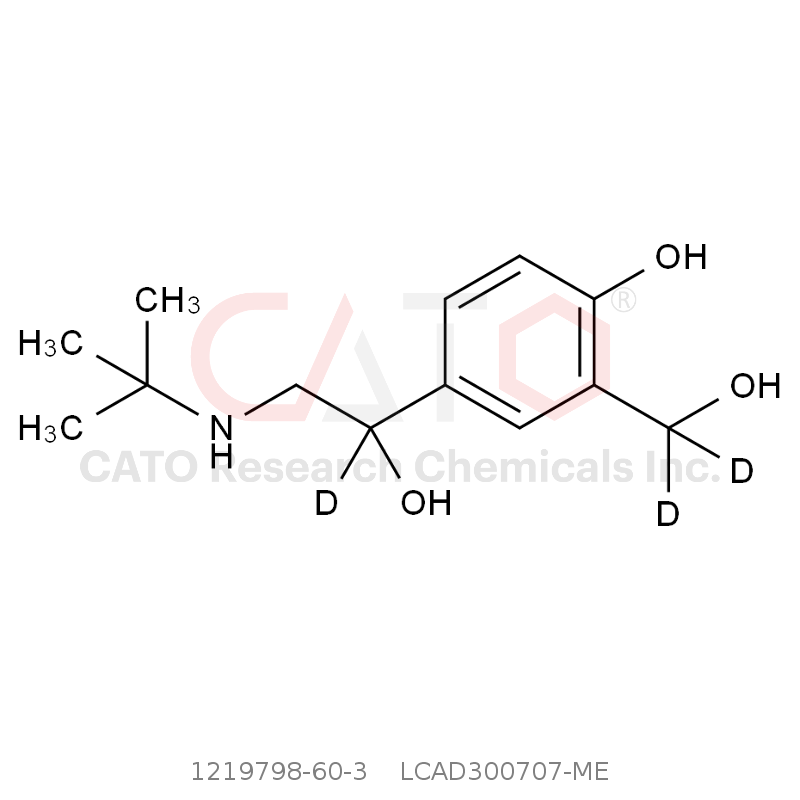 沙丁胺醇-d3 Salbutamol-d3