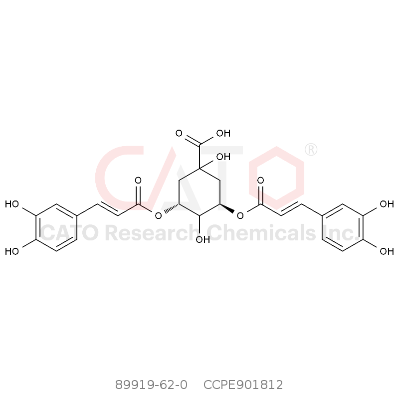 (-)-3,5-二咖啡酰奎宁酸 (E,E)-3,5-Di-O-caffeoylquinic acid
